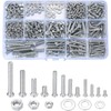 Nuts and Bolts Assortment Kit, M3 M4 M5 Carbon Steel