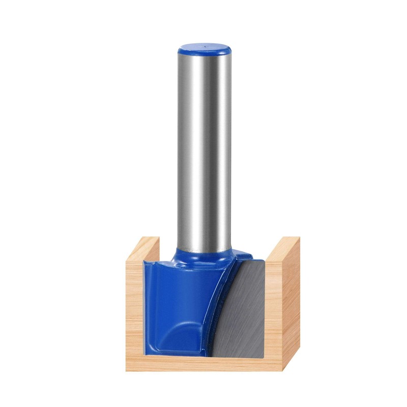 sourcing map 18mm Dia 8mm Shank Bottom Cleaning Router Bit,