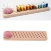 Embroidery Floss Bobbin Rack 12 Positions DIY Beech Wood Floss