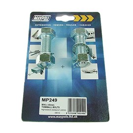 Maypole MP249 Tow Ball Bolts M16 x 45 mm - chrome