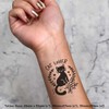 4 x 'Cat Lover' Temporary Tattoos - Water Resistant, Skin-Safe,