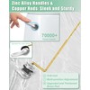 Universal Toilet Bowl Flush Handle Replacement Kit Side Mount, Toilet