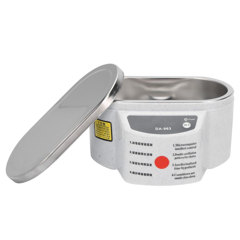 Rrofessional Dentures Ultrasonic Cleaning Machine Mini Household Eyeglasses Jewelry CleanerAU