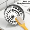 Kitchen Sink Strainer Plug, 78mm Hole Stainless Steel Sink Strainer