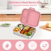 Pawtong Stainless Steel Bento Lunch Box for Kids | 3-Compartment