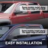 Kucaruce 94512 Side Window Visor Wind Vent Deflector fit for