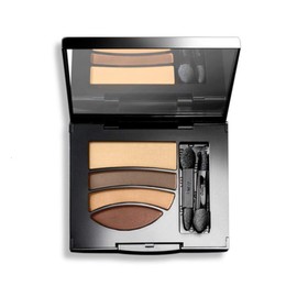 Esika Pro Sombras HD 4 Shadows Palette, Matte and Satin Finishes, Tutorial Included, Color: Marron Classic