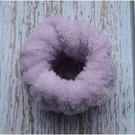 Sowaka 2 Pcs Wrist Spa Washband Microfiber Soft Tower Wrist Scrunchies Sweatbands for Women Girls Washing Face Make up Absorbent Prevent Liquid from Spilling Down Your Arms (Light Purple)