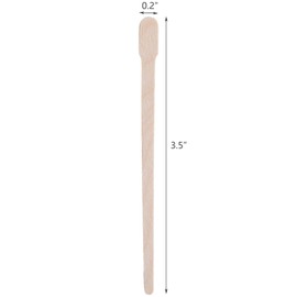 Hedume 2000 Pack Wax Spatulas Whaline Wood Waxing Applicator Sticks Small for Hair Removal Eyebrow Body