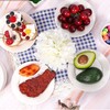 8 Pack Ceramic Dessert Plates, 6 Inch, Round, White