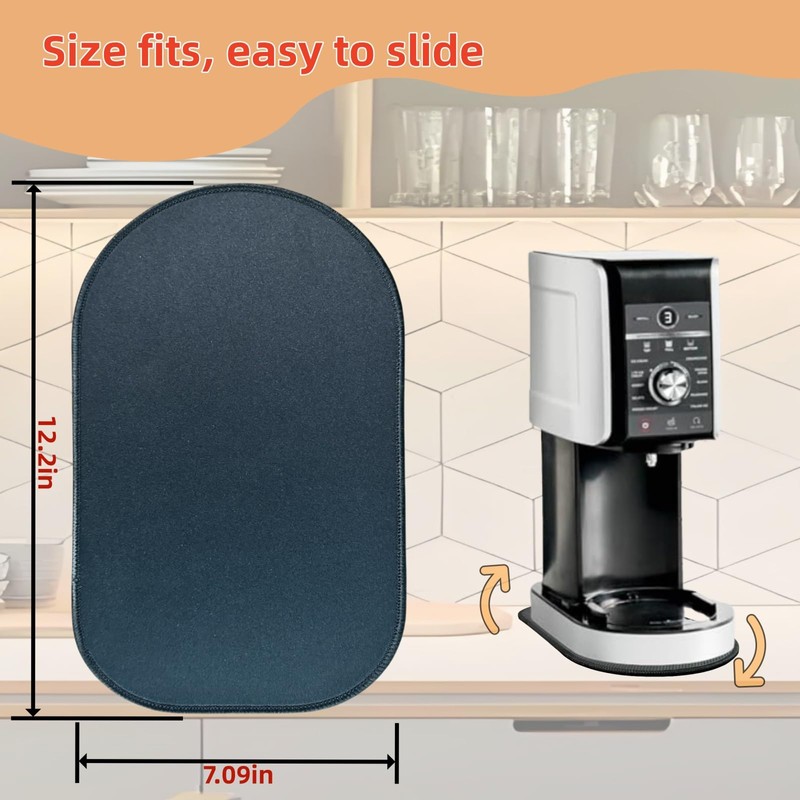 Sliding Pad for Ninja Creami Ice Cream Maker NC301/NC501/NC300,Smooth sliding