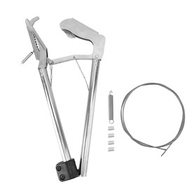 Snake Tong Foldable Snake Catcher Reptile Grabber Tool With Lock (70cm/27.6inch)