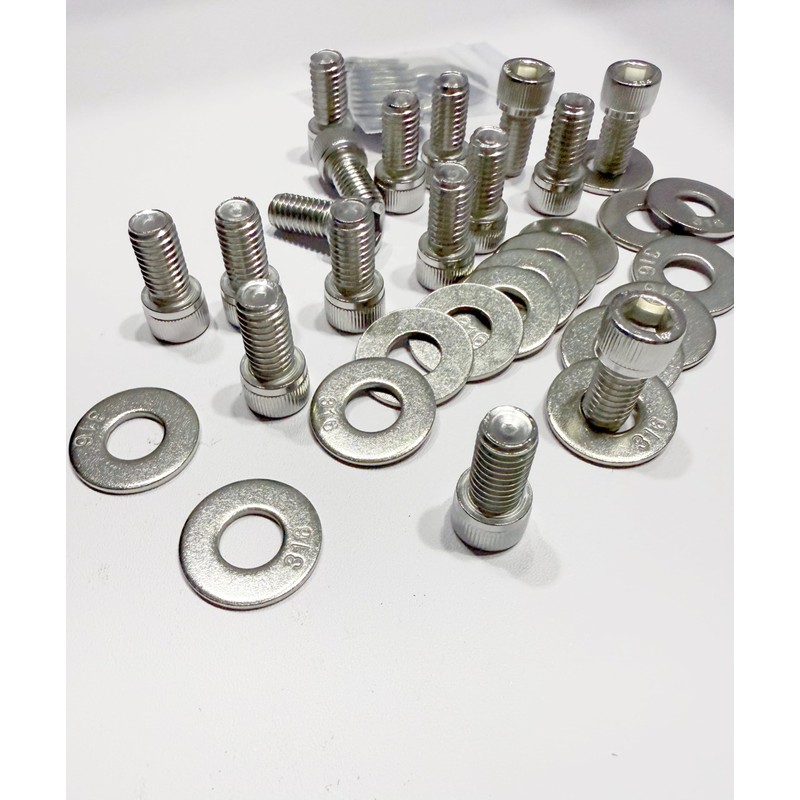 3/8" x 3/4" Allen Header Bolts kit for SBC Small
