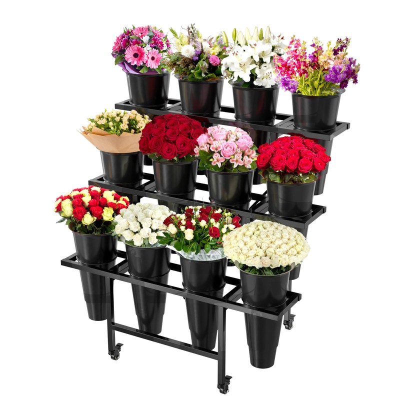 ClarArti 3 Tier Black Stand