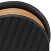 Relaxdays Door Stop Floor Heavy Door Stop Stainless Steel Rubber