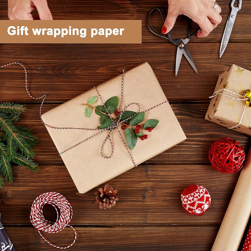 Moretoes 36" x 1,200"(100') Brown Kraft Paper Roll for Bulletin