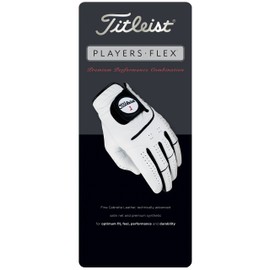 Titleist Players-Flex Mens RH Pearl, White(Medium - Large, Worn on Right Hand)