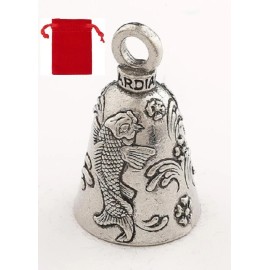 Koi Fish Guardian Bell W/ RED BAG fits harley motorcycle ride bell gift SALE