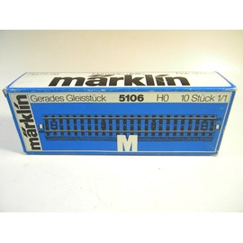 Marklin 5106 Ho Scale M Straight Track Sections