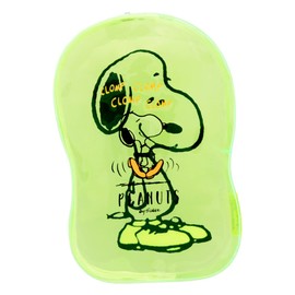 Sunstar Bungu S1426443 Snoopy Pen Case, Clear, Play With Colors, Orange