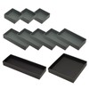yamapac SHIKI® Shallow Drawer Organization Trays (Gray x Black, Set