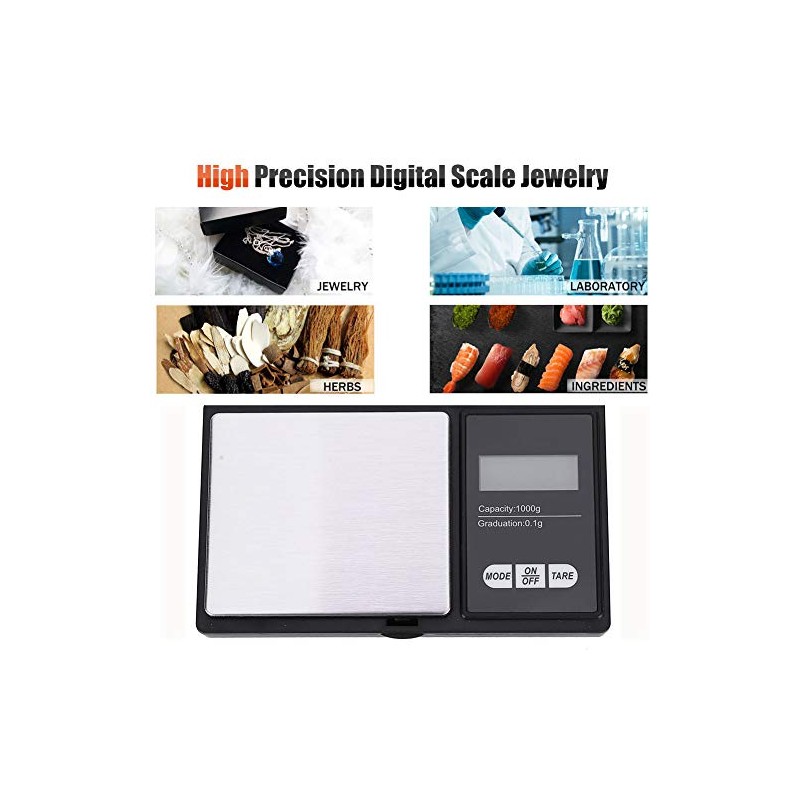 Digital Scales Mini High Precision LED Digital Pocket Scales Gold