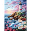 MXJSUA DIY 5D Diamond Painting Kits for Adults, Lighthouse Garden