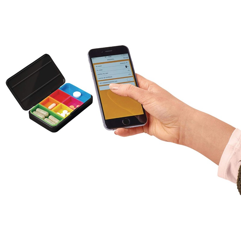 Vitility 90610050 Smart Pill Box zwart