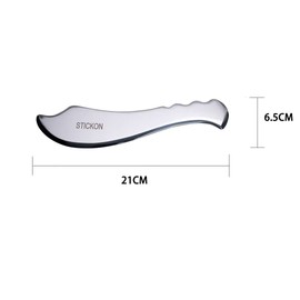Tansozer Gua Sha Medical Grade Massage Tool Fascia Tool Scraping Stainless Steel Soft Tissue Massage Tools Style V