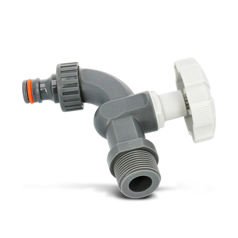 Instalguru Plastic Outlet Tap for Water Butt, 1/2 Inch x