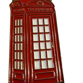 Telephone Box Metal Bottle Opener Magnet London Souvenir / British Phone Box / Telephone Booth Bottle Opener - Quality Red Metal London Icon Deécapsuleur / Apribottiglie / Flaschenöffner / Abrebotellas Custom Collection