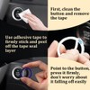 RGOAANC 2PCS Crystal Rhinestone Car Engine Start Stop Decoration Ring,