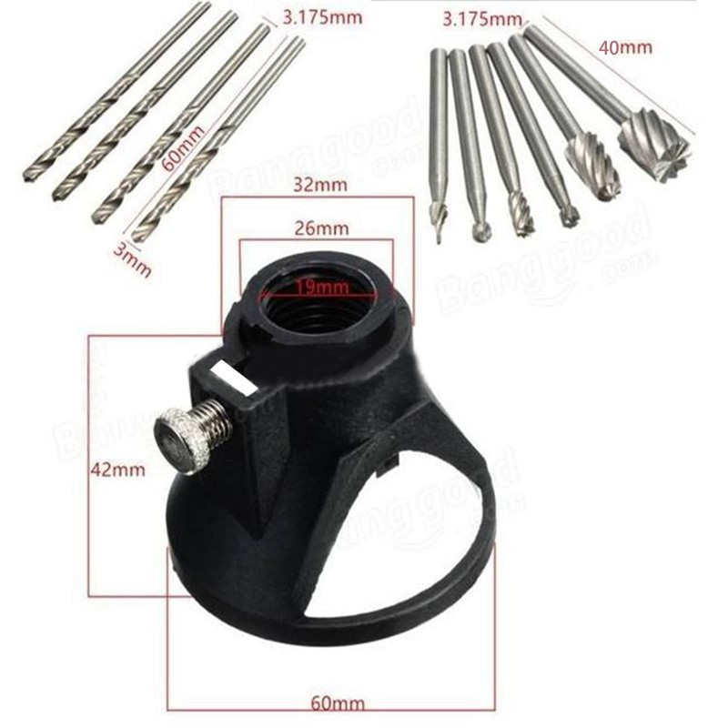 MACHSWON 7 PCS Rotary Multi Purpose Tool Cutting Guide Router