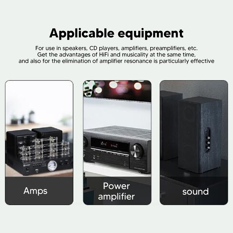 4Set Speakers Spikes Shock Absorbing Prevent Slip Zinc Alloy Speaker