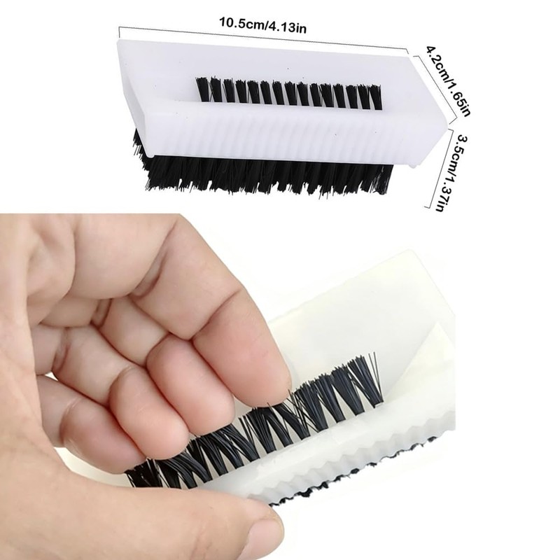 2 Pack Nail Brush Dual Surface Nail Scrubbers Fingernails Cleaning