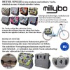 millybo Betsie Single Pannier Rack Bag Bicycle Bag Pannier Rack
