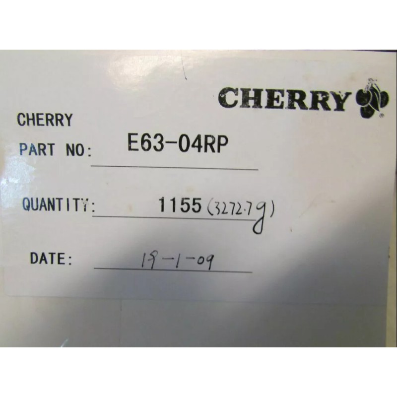 Cherry Lot 5 Cherry E63-04RP Miniature MicroSwitches, Normally Open &