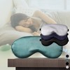 Silk band type sleep mask LM-0147 Black 2ea