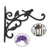 DEWEL Iron Hanging Plant Hook Rust Resistant Wall Decorative Bracket，Hanging