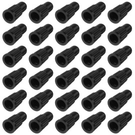 Classicseali 30 Pieces Presta Valve Caps Plastic Bicycle Tyre Caps Air Dust Caps - Used for French Presta Valve for Bicycle, MTB, Mountain Bike, Road Bike, Black