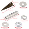 Lunsom License Plate Frame Screw Caps, License Plate Fasteners for