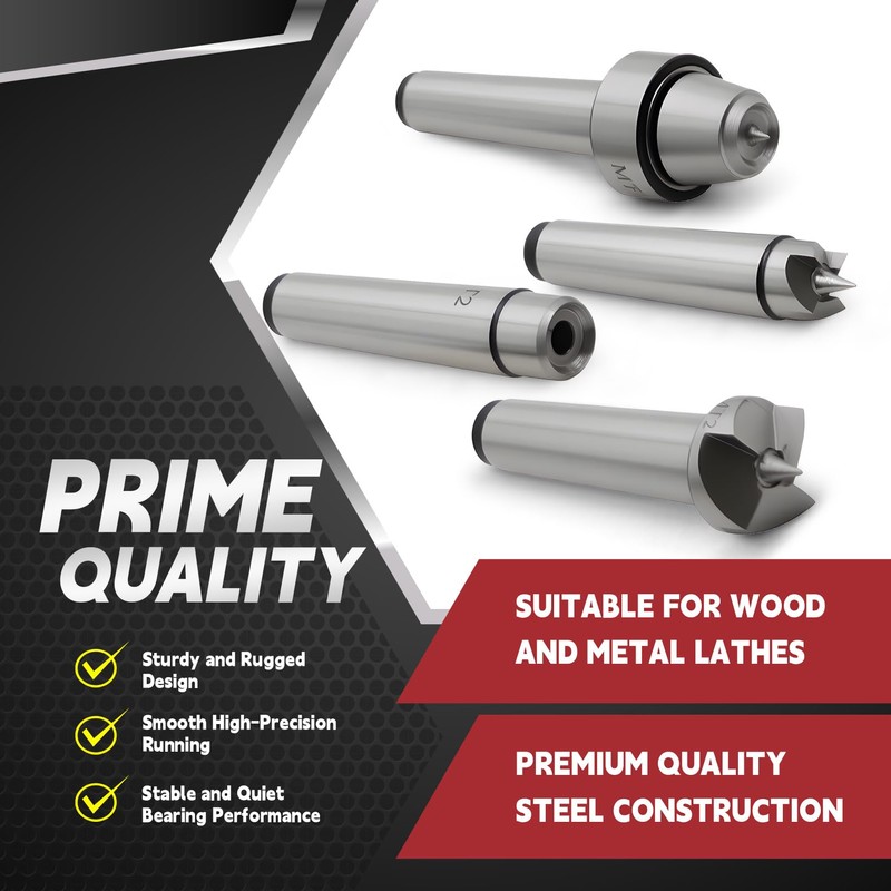 Nakkaa 4pcs Drive Spur Cup Kit Arbor Woodworking,MT2 Wood Lathe