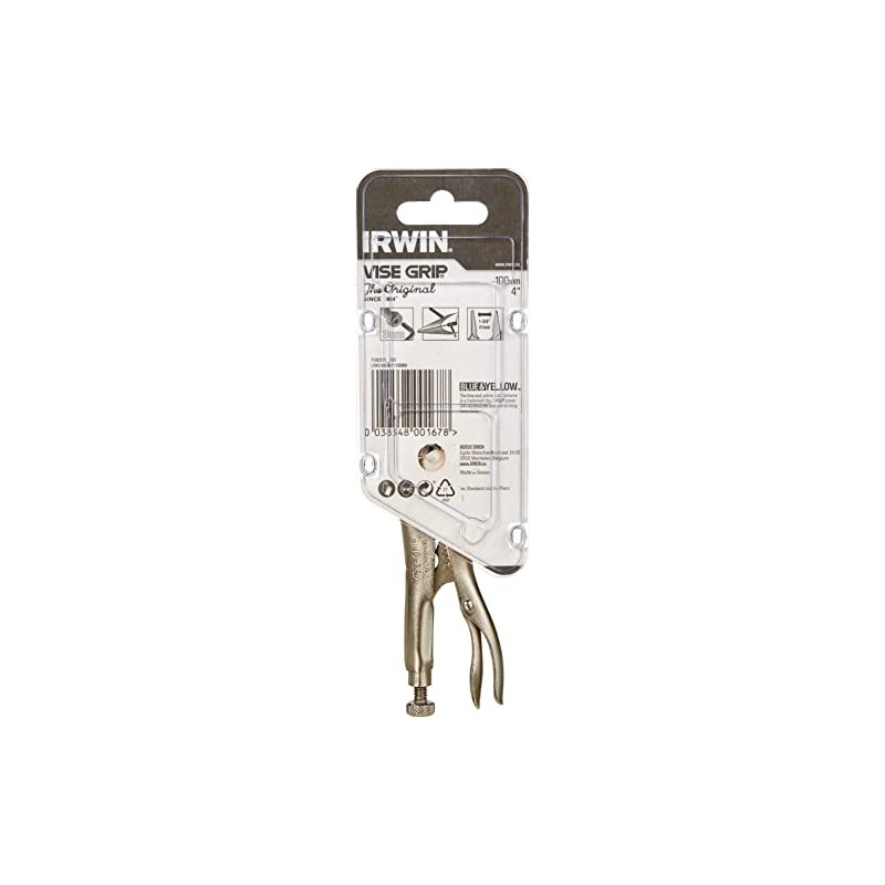 IRWIN VISE-GRIP Original Locking Pliers, Long Nose, 4-Inch (1602L3), 100mm