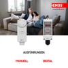 EMOS - mechanical thermostat with immersion sleeve - manual, wired
