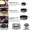 Gawren-H&E 678pcs Cake Decorating Kit,Baking Supplies with Decorating Tools,Cake Carrier,Cake