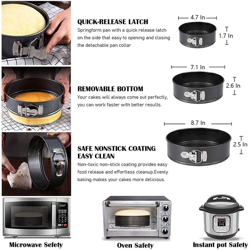 Gawren-H&E 678pcs Cake Decorating Kit,Baking Supplies with Decorating Tools,Cake Carrier,Cake