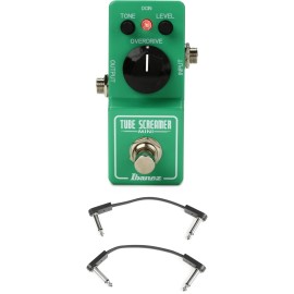 Ibanez Tube Screamer Mini Pedal with EBS Patch Cables