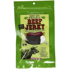 Trader Joe's Organic Beef Jerky Original 3oz(85g) ( Pack of 4 )