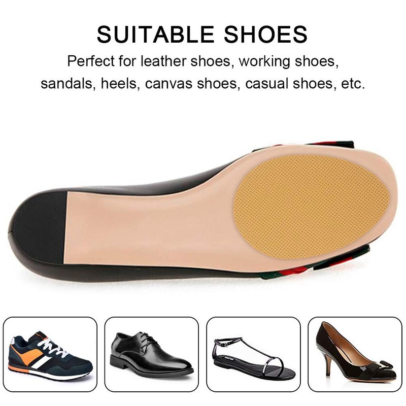 Dr. Shoesert - almohadillas para orejas antideslizantes para zapatos, Amarillo