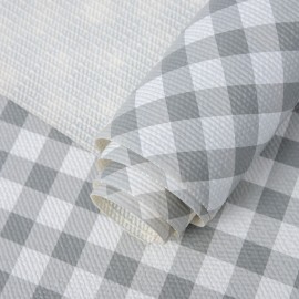 Non-Adhesive Grid Pattern Non-Slip Shelf and Drawer Liner Multipurpose Anti-Slip Mat Eco-friendly PVC Foam Cabinet Grip Linercolor: print, size: 45.7cm x 243.8 cm